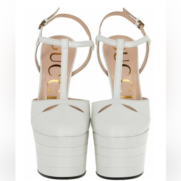 Gucci Platform Leather Pumps - Picture 3 of 8